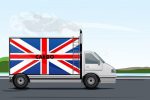 Illustrated Truck with Union Jack Side